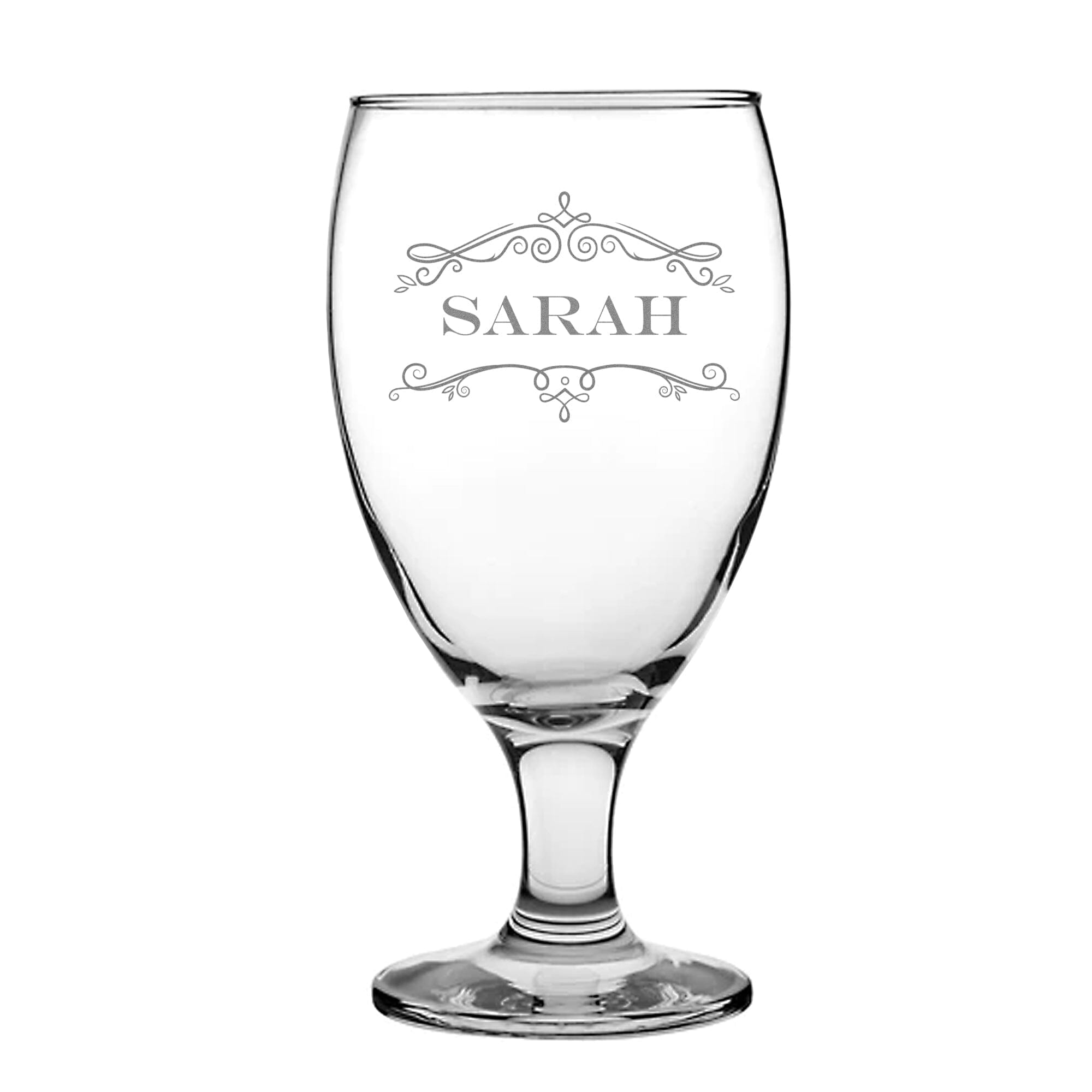 Personalised Vintage Style Stemmed Beer Glass Range