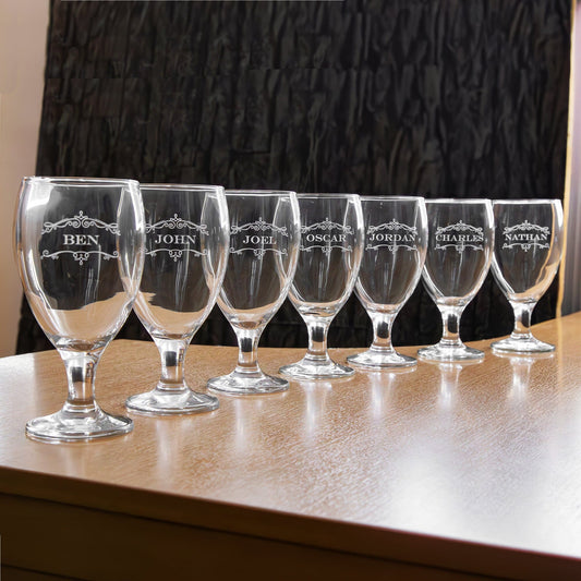 personalised-vintage-style-stemmed-beer-glass-range