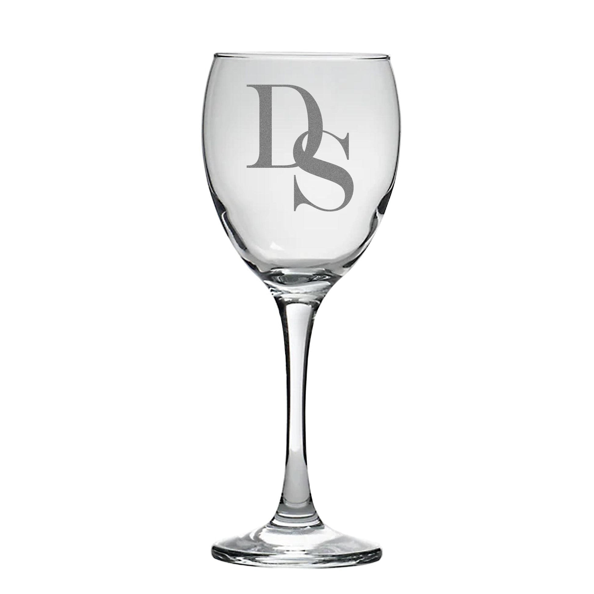 Personalised Wine Glass With Floral Design aztex