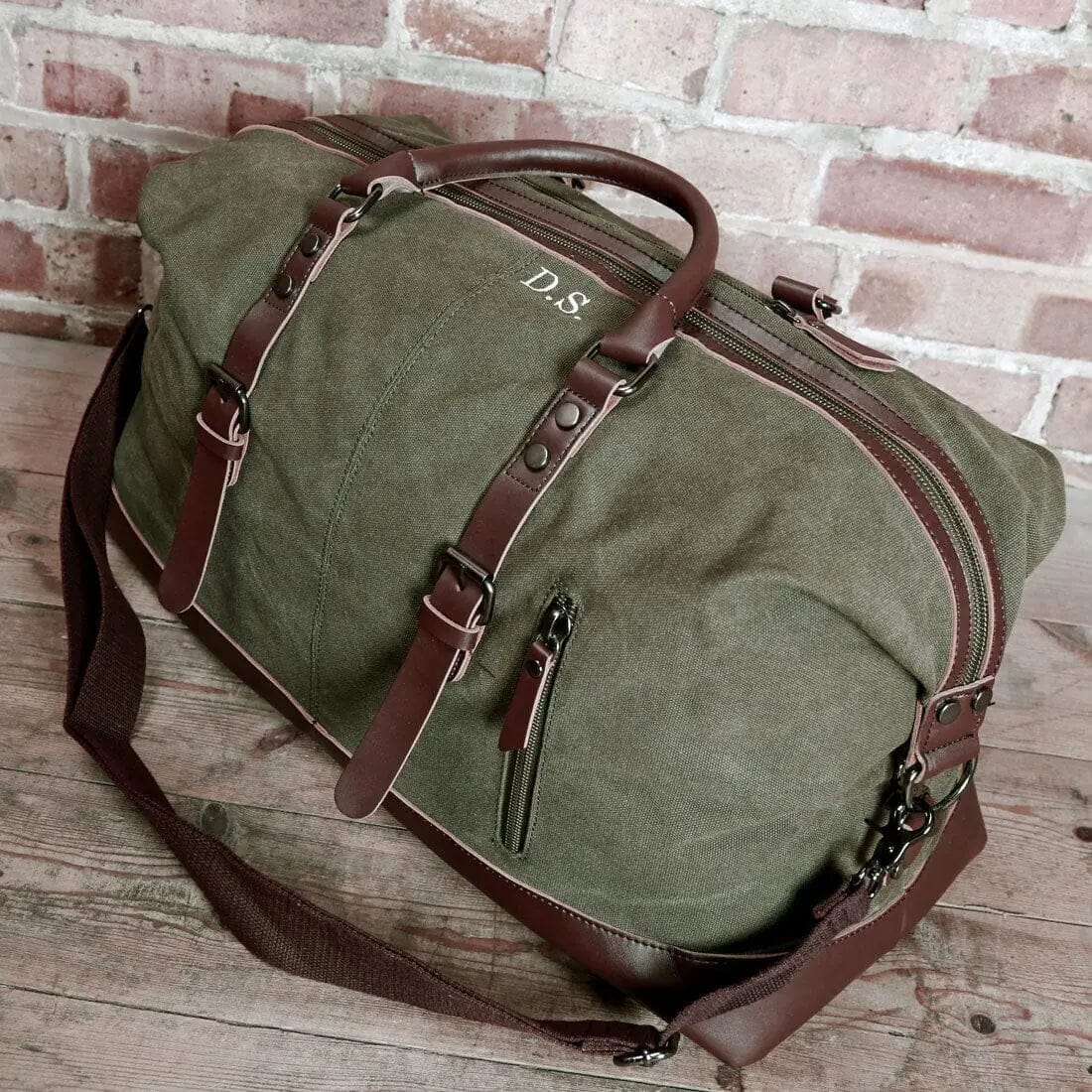 Premium Collection Large Canvas Holdall   