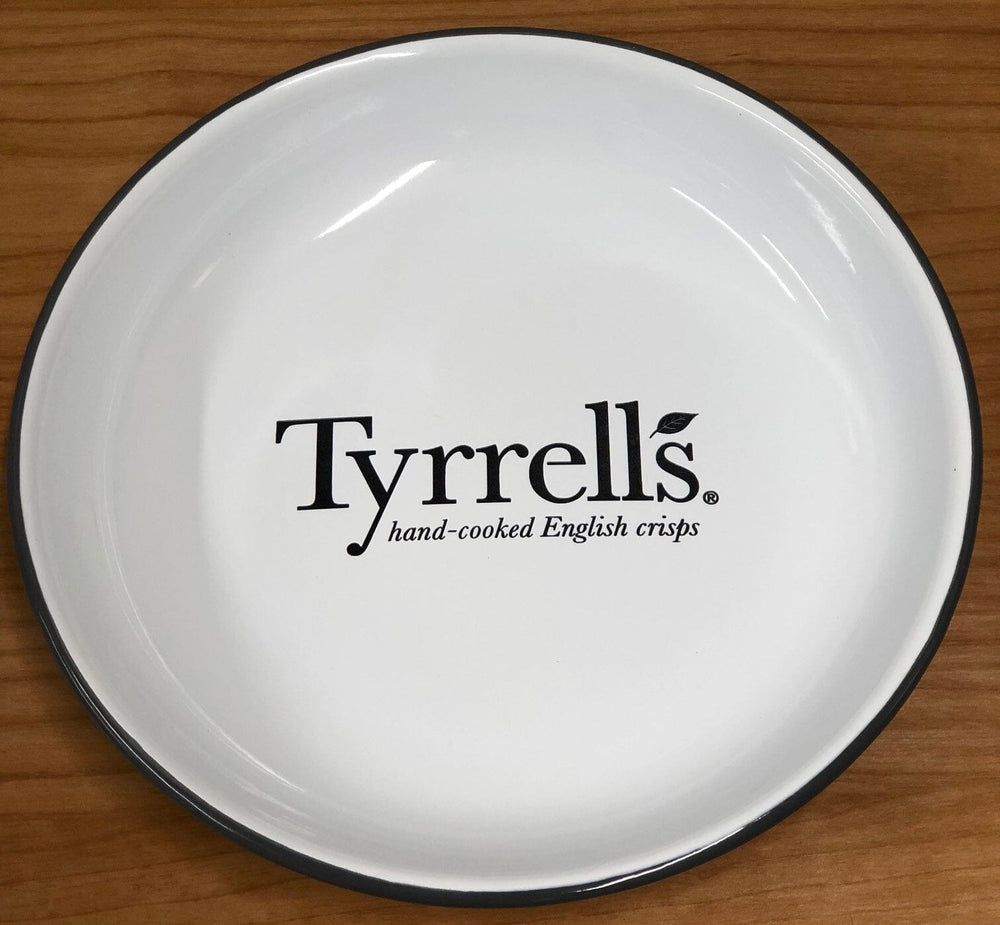 Engraved tyrrell's enamel bowl
