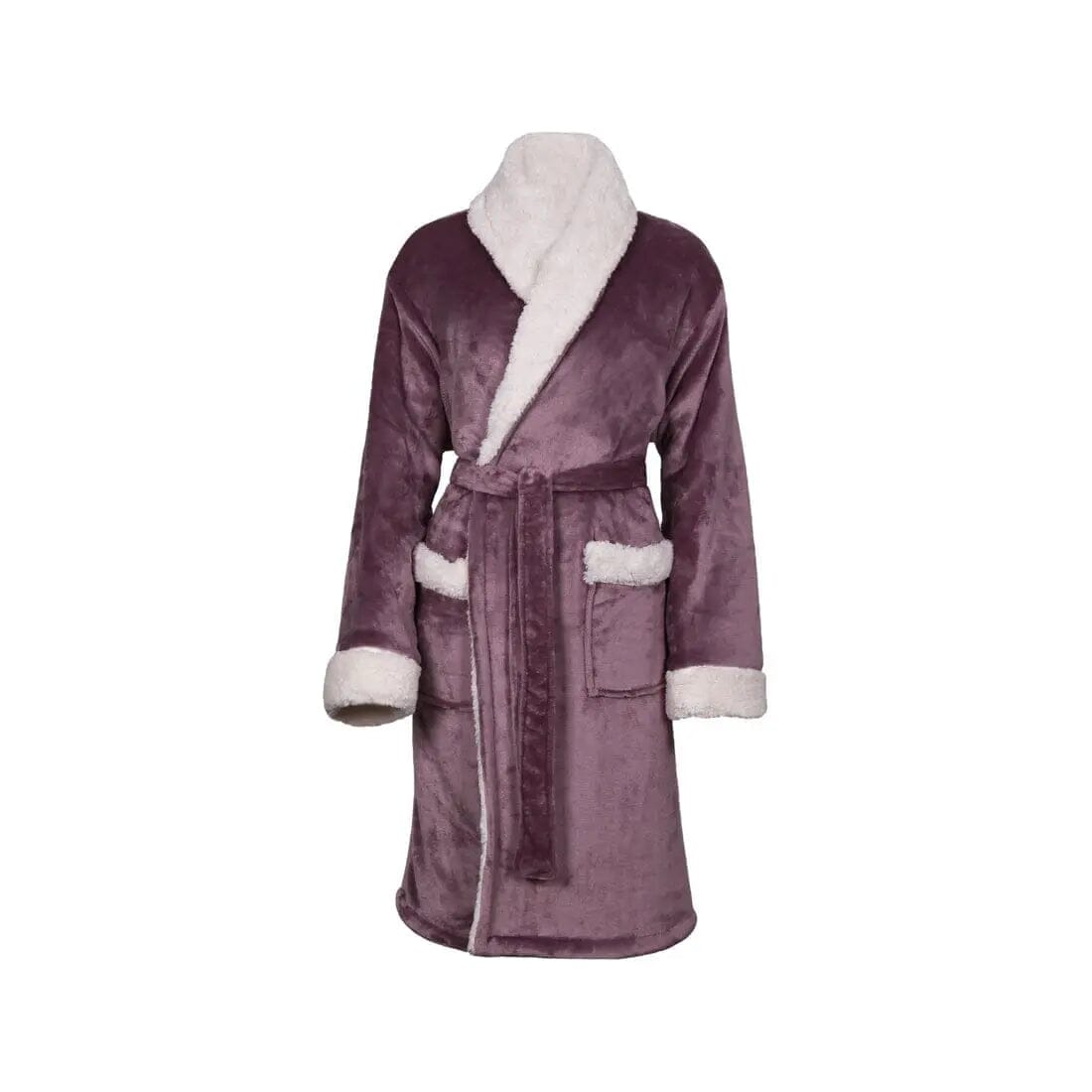 Sherpa Fleece Dressing Gown - Duncan Stewart 1978 Sherpa-Lavender-Large-Extra-Large Duncan Stewart 1978