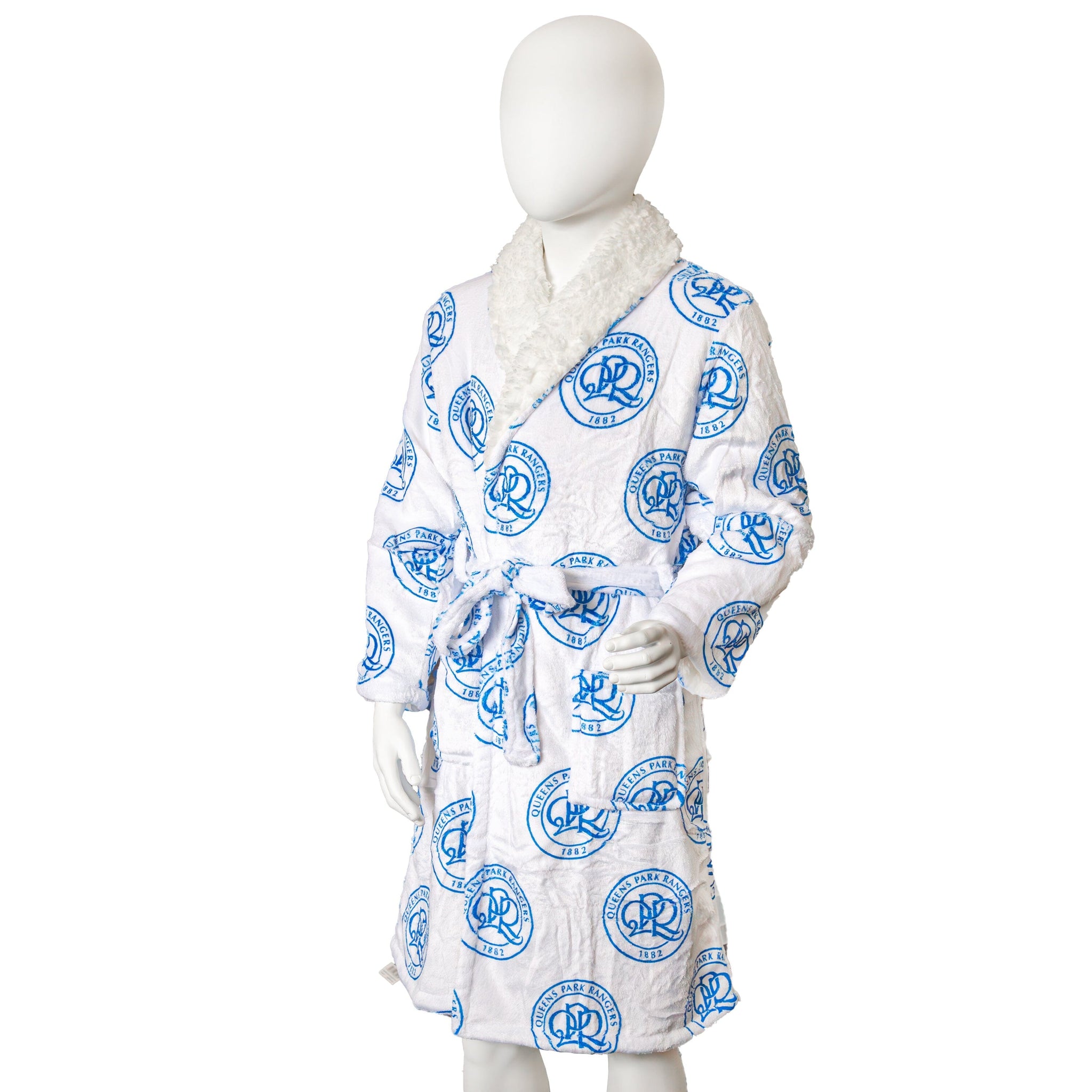 Printed sherpa gown, printed options available upon request