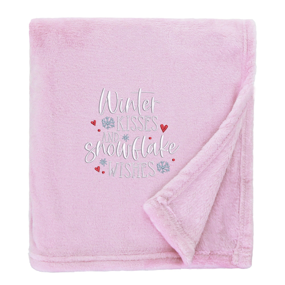 Snowflake Wishes Cosy Home Christmas Snuggle Blanket