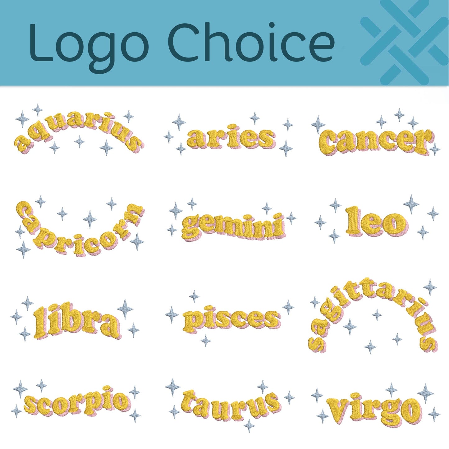 star sign logo choices