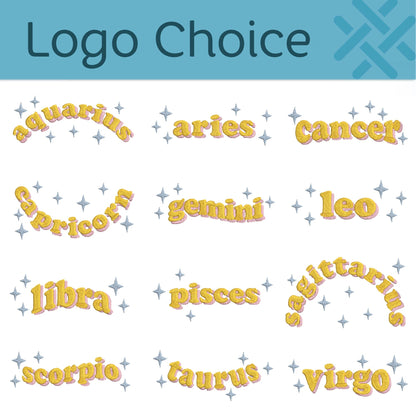 star sign logo choices