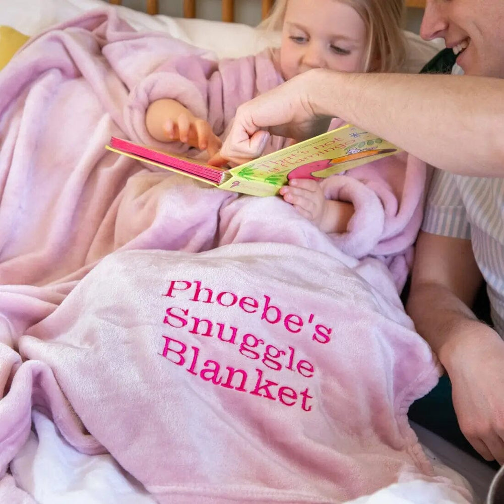 father and daughter using the product