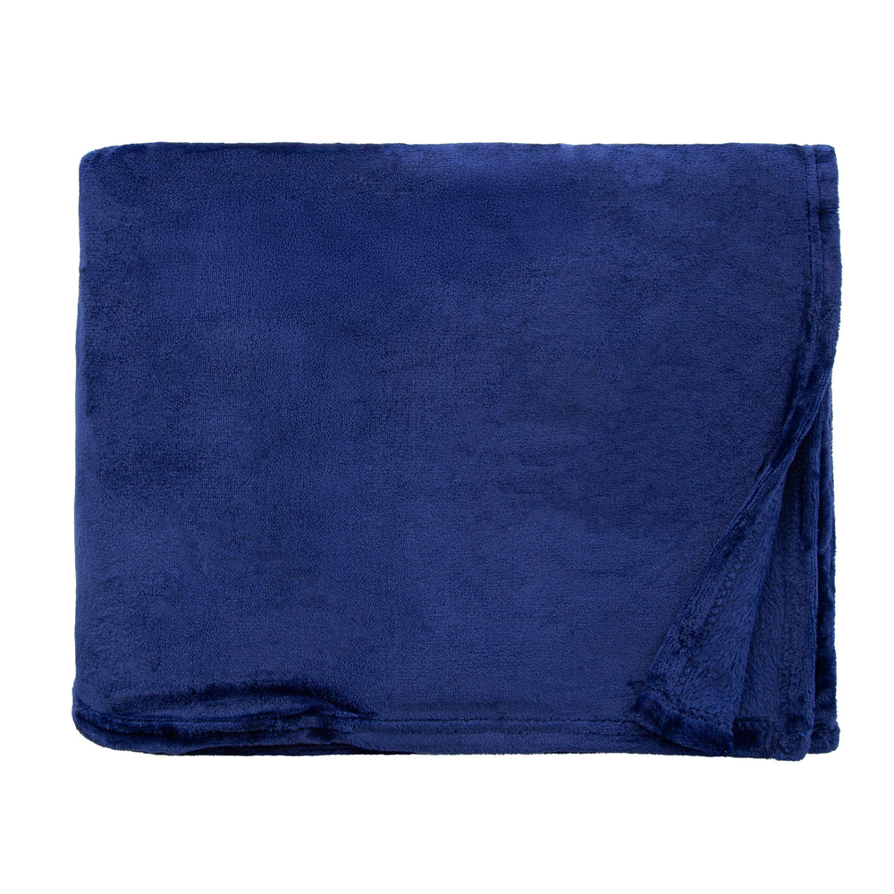 So Soft Snuggle Throw navy