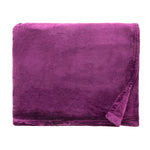So Soft Snuggle Throw plum