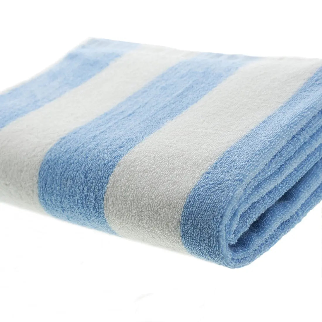 Striped Pool Towels - Duncan Stewart 1978 Beach-Towels-Light-Blue Duncan Stewart 1978