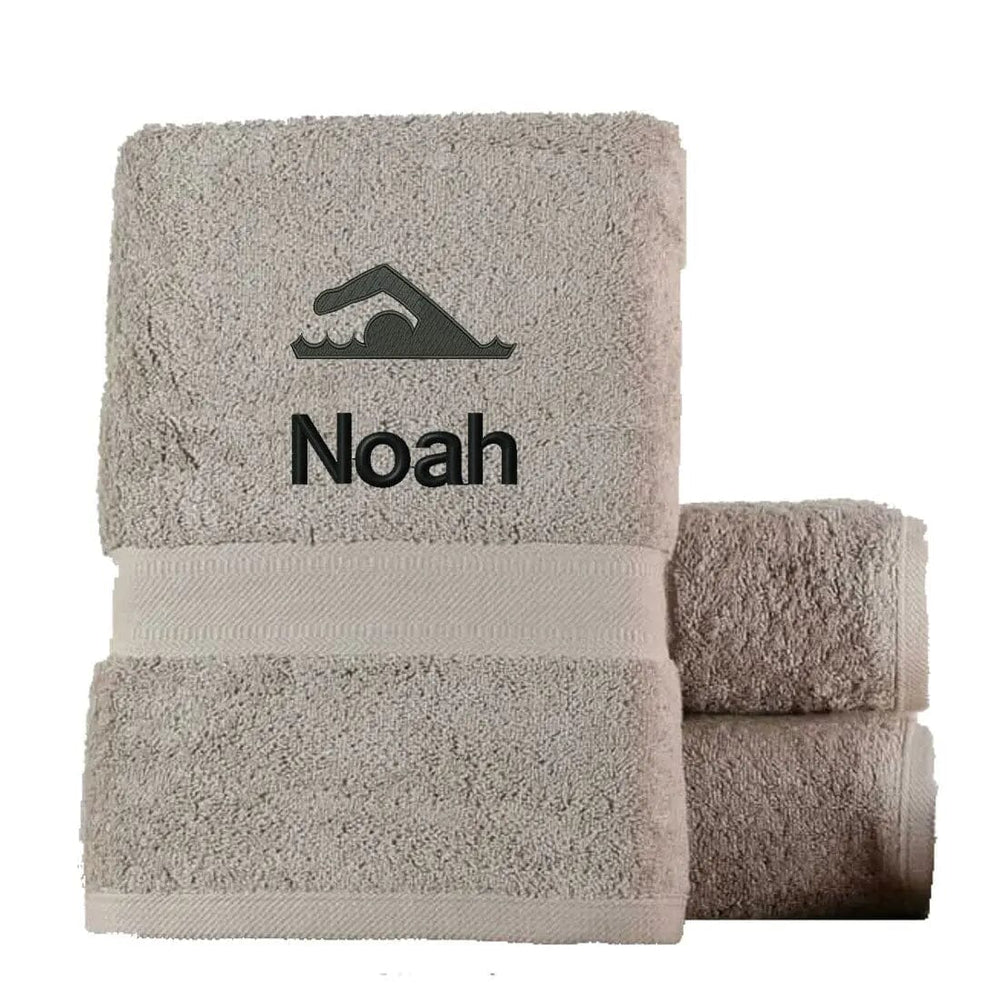 Swimming Drying Towel Egyptian - Natural  