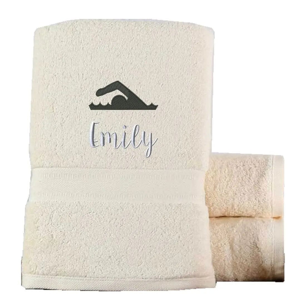 Swimming Drying Towel - Duncan Stewart 1978 Egyptian-Vanilla Duncan Stewart 1978