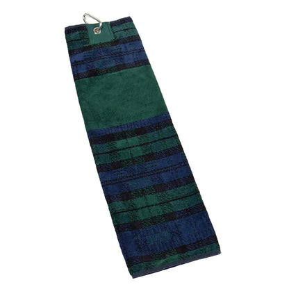 Tartan Tri-Fold Golf Towels, Blackwatch