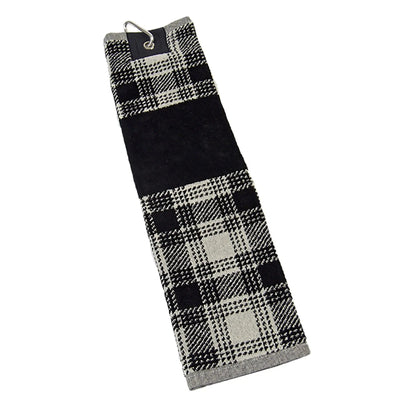 tartan-tri-fold-golf-towels