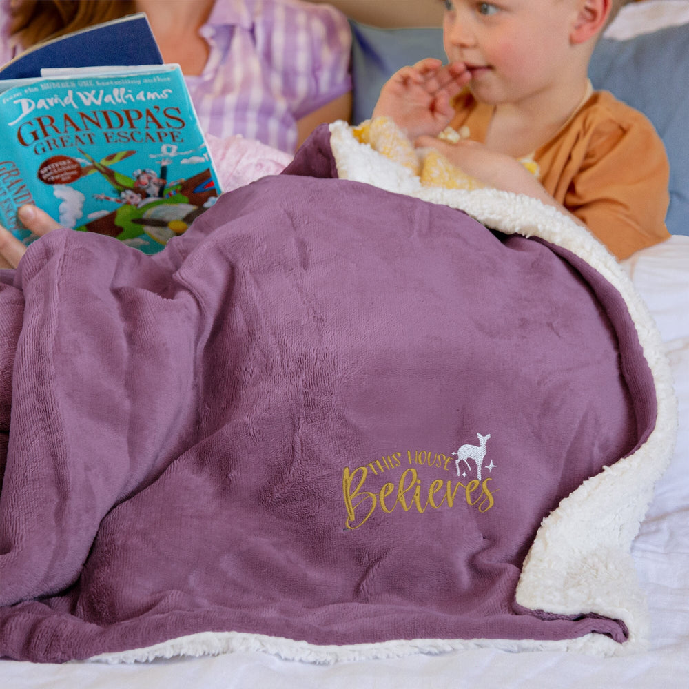 This House Believes Christmas Snuggle Blanket