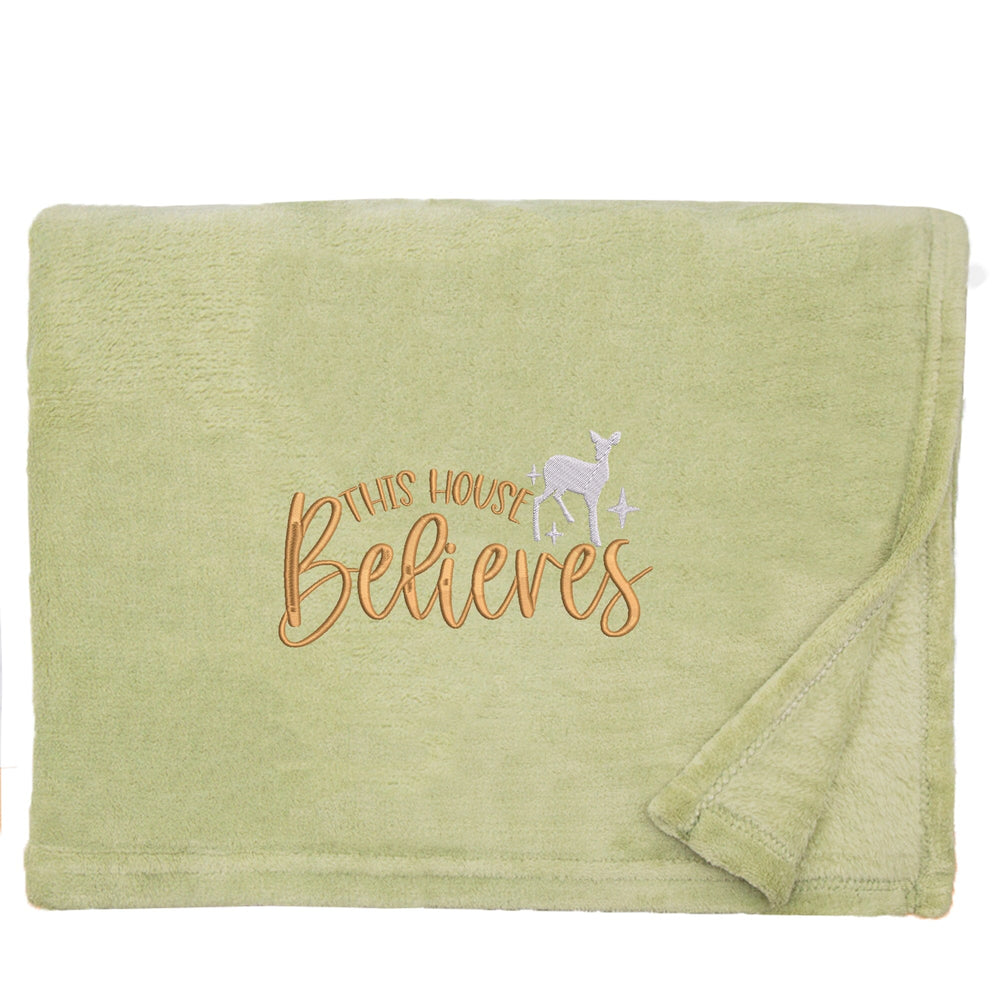This House Believes Christmas Snuggle Blanket