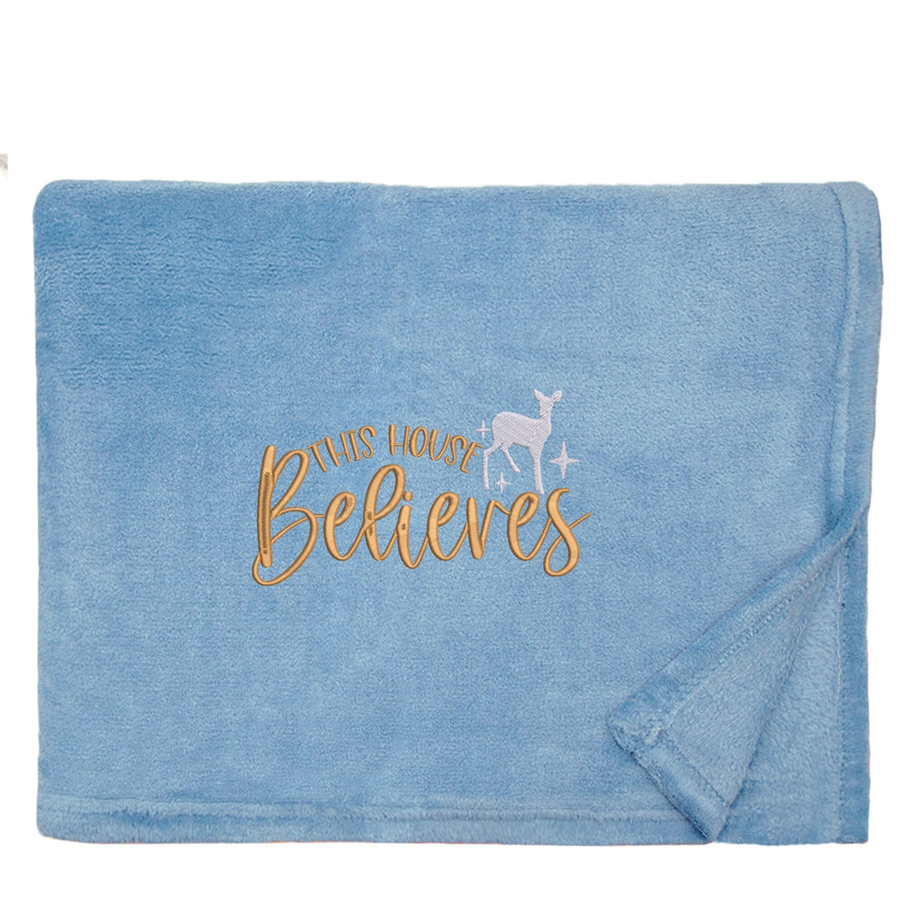This House Believes Christmas Snuggle Blanket