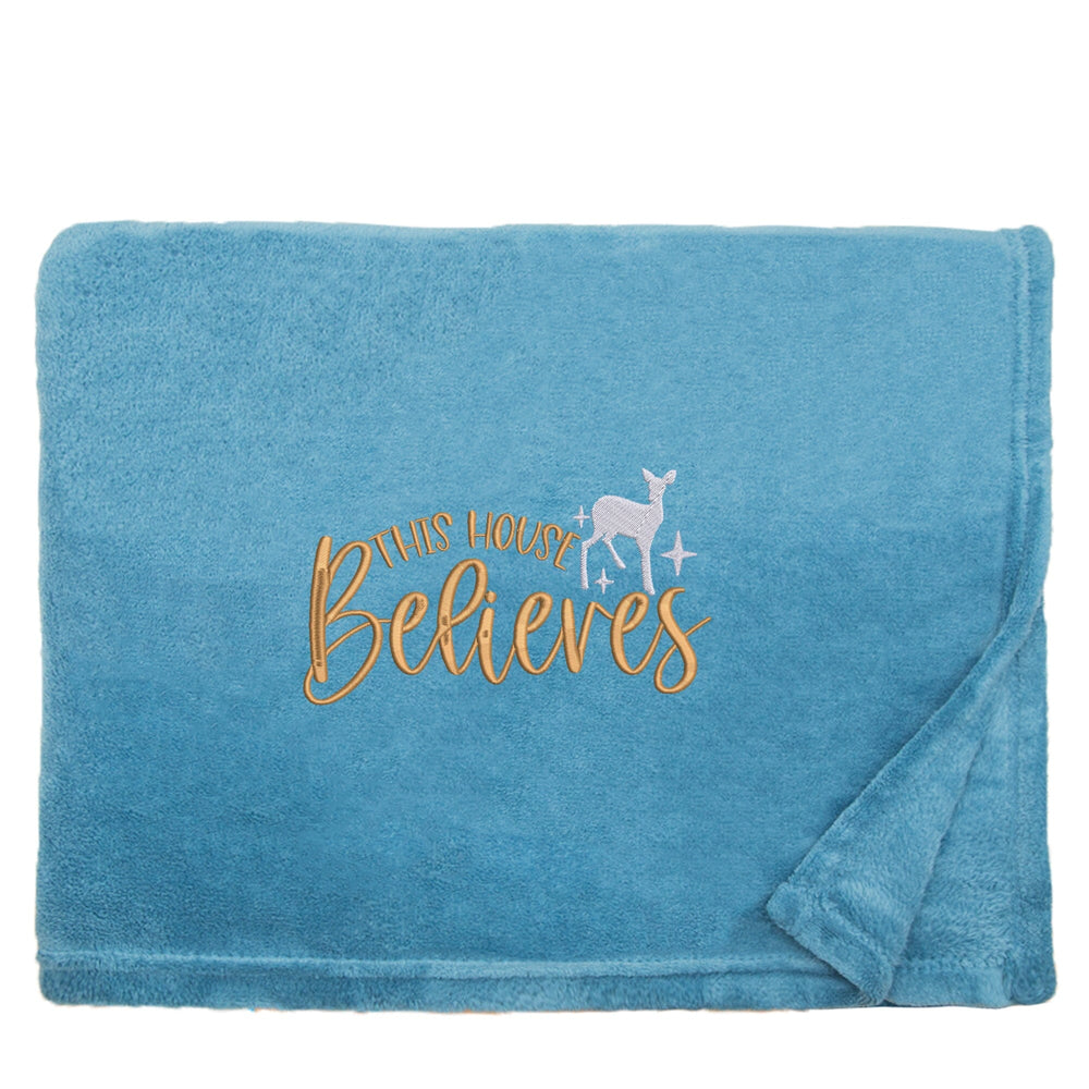 This House Believes Christmas Snuggle Blanket