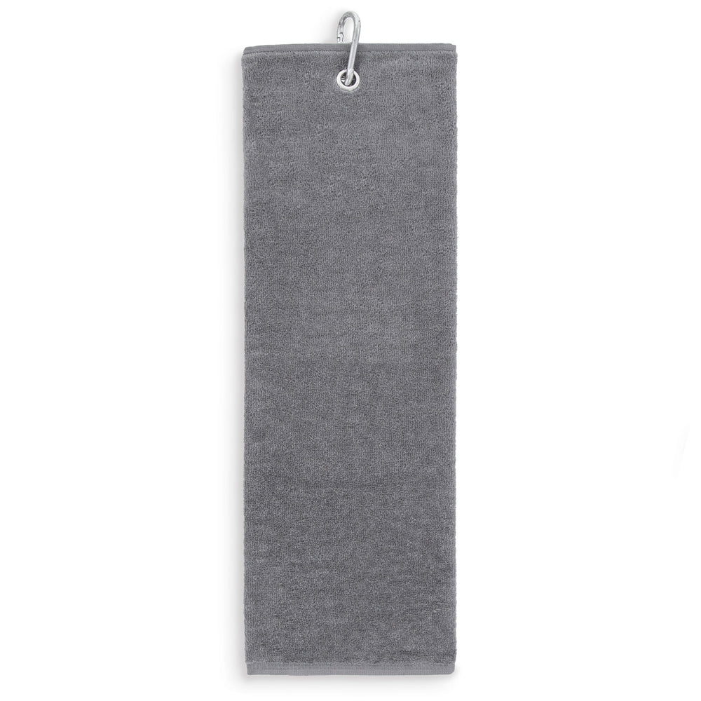 Tri-Fold Golf Towel Embroidered With Cheeky Clean Your Balls Logo