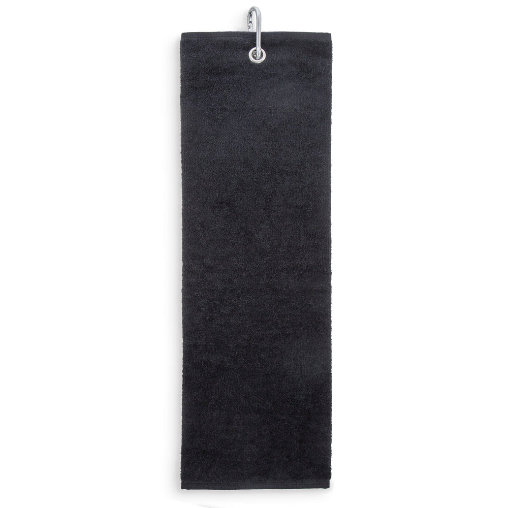 Tri-Fold Golf Towel Embroidered With Cheeky Clean Your Balls Logo