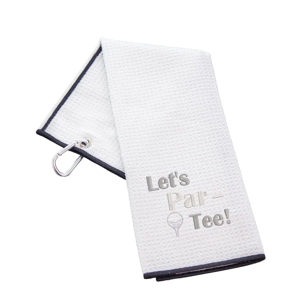 tri-fold-golf-towel-embroidered-with-let-s-par-tee-novelty-golf-logo