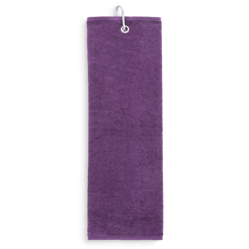 Tri-Fold Golf Towels Aubergine