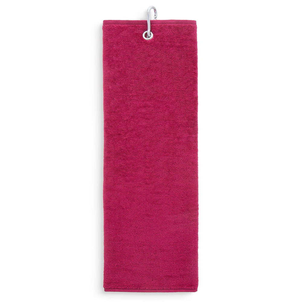 Tri-Fold Golf Towels Burgundy