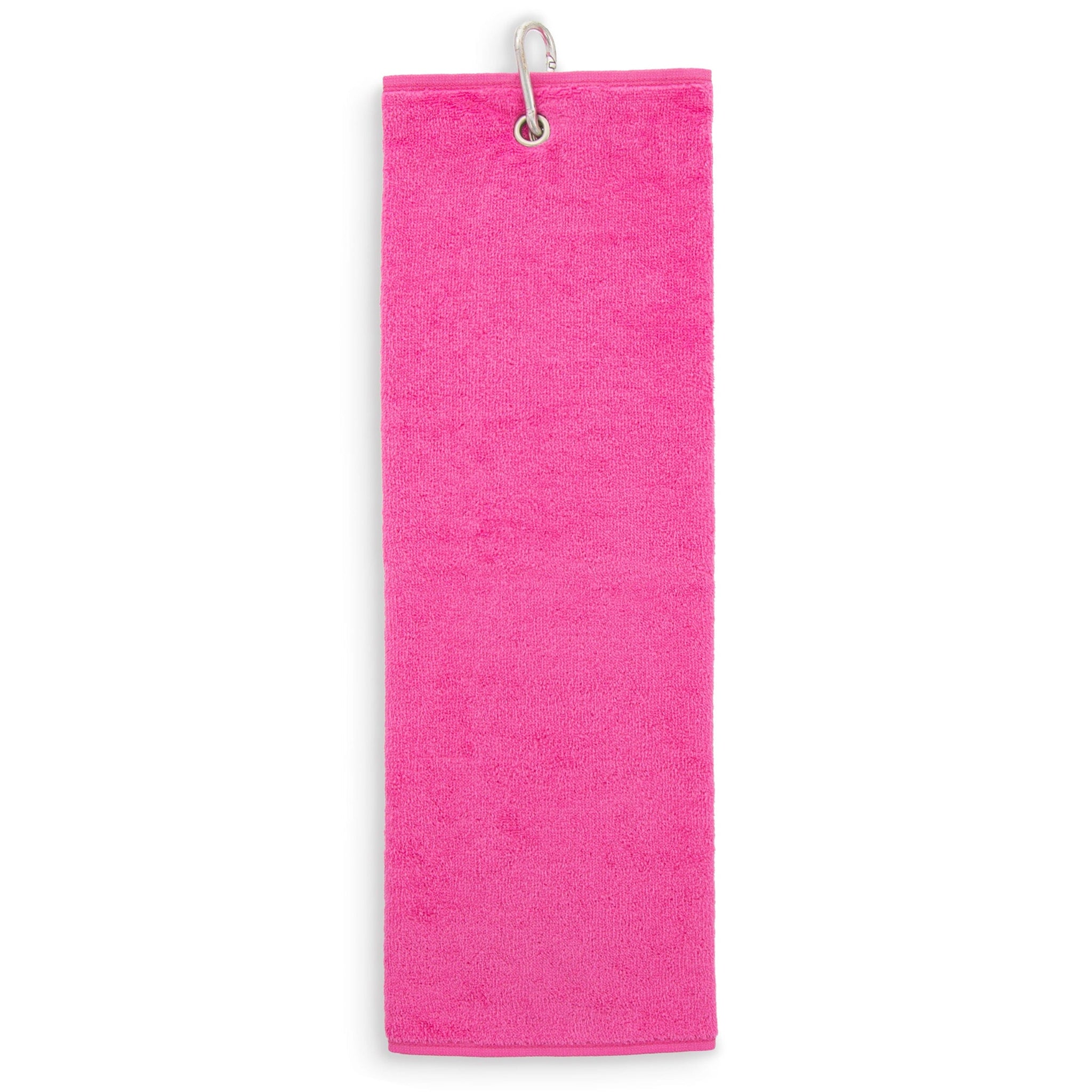 Tri-Fold Golf Towels Fuchsia