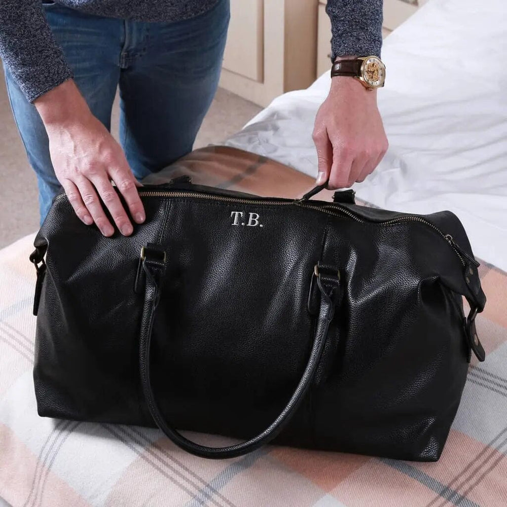 vintage-black-holdall