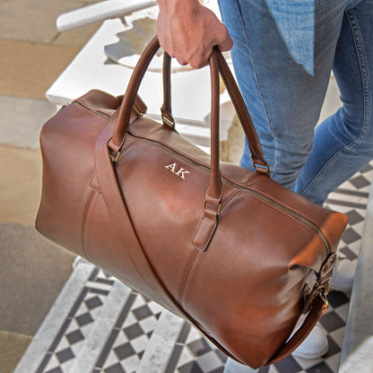 Vintage Holdall In Black or Brown