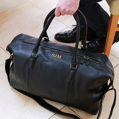 Vintage Holdall In Black or Brown
