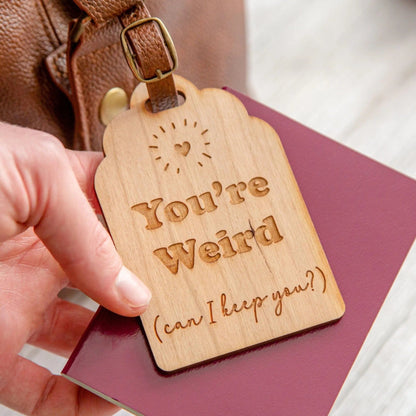 personalised luggage tag