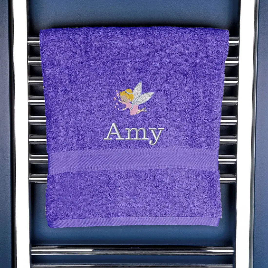 Children's Fairy Bath Towel Egyptian - Purple  