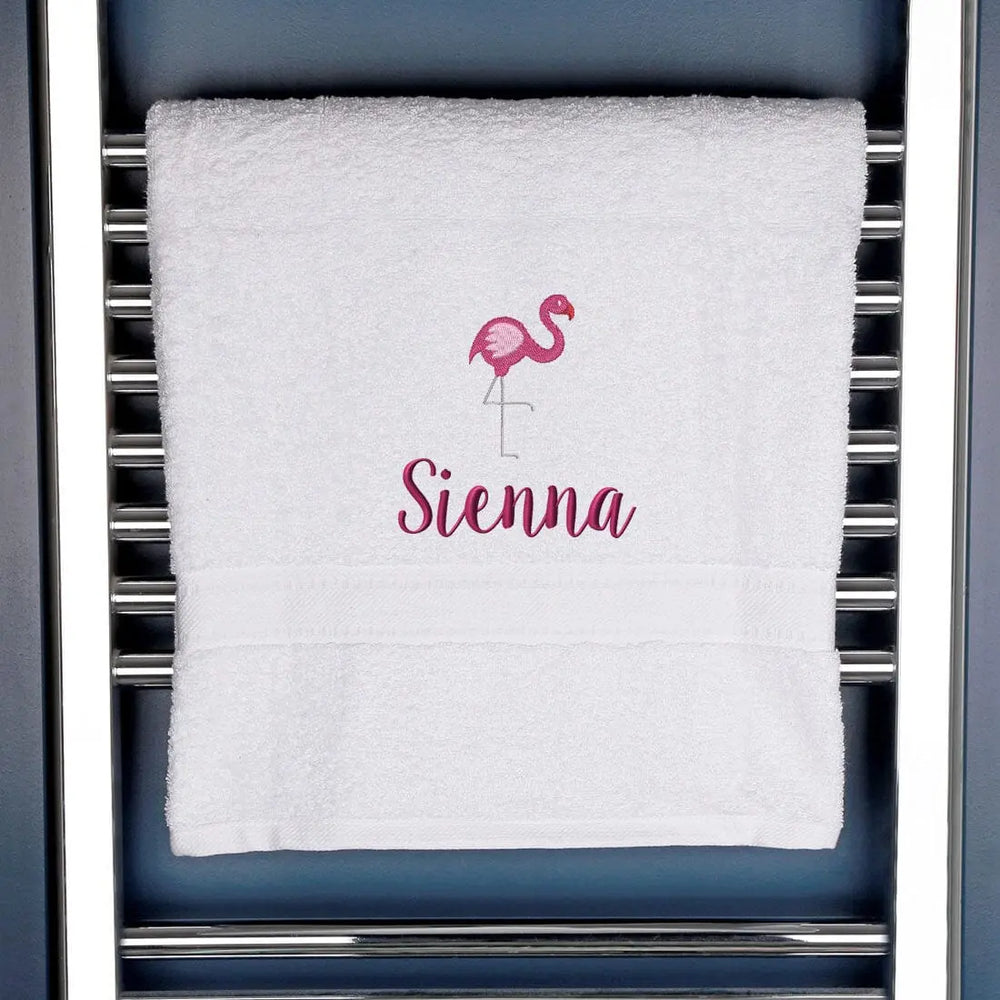 Children's Flamingo Bath Towel   