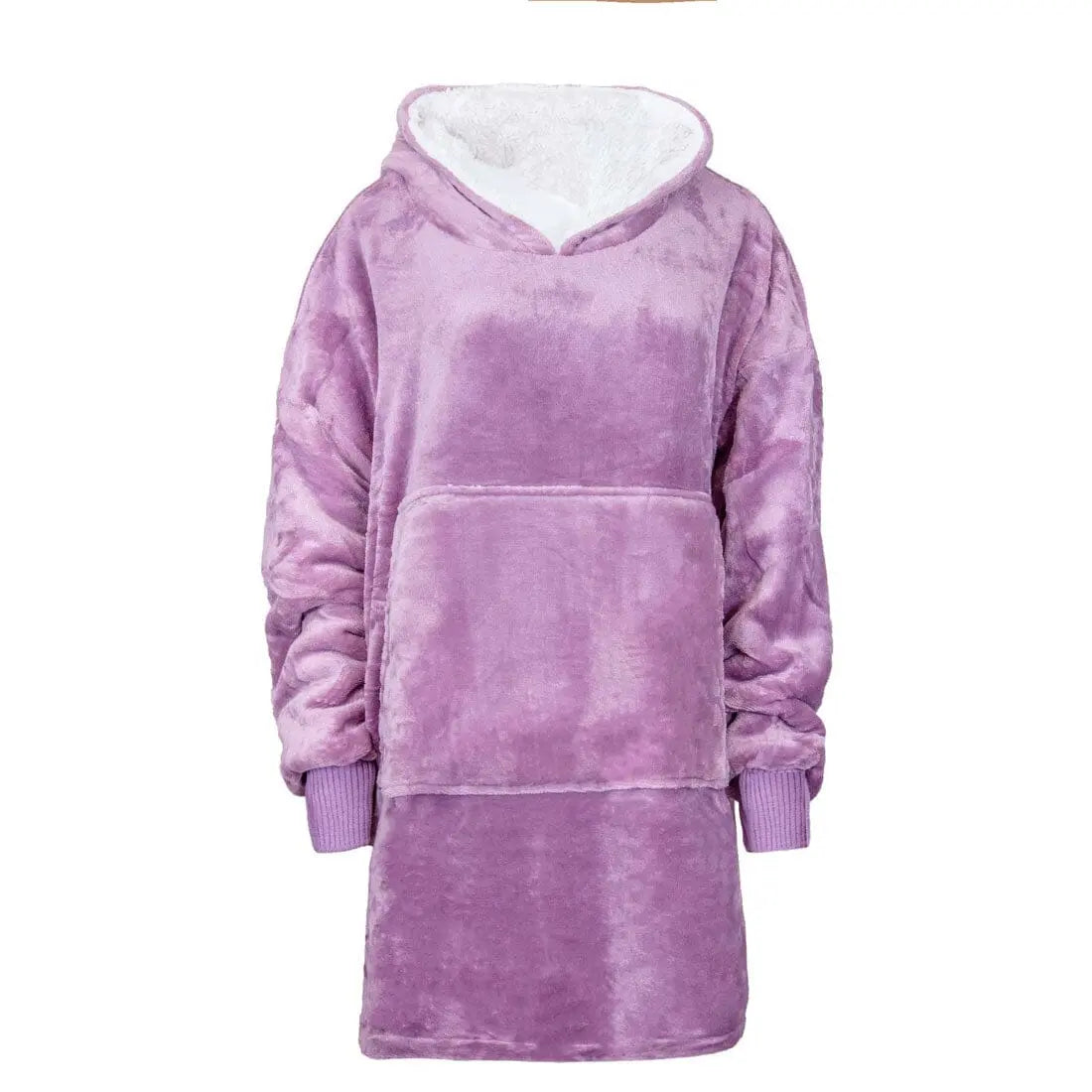 Children's Hooded Wearable Blanket Sherpa - Lavender Age 4-6 years 