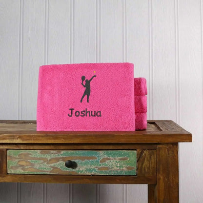 Deluxe Tennis Towel Gym Towel - Pink  
