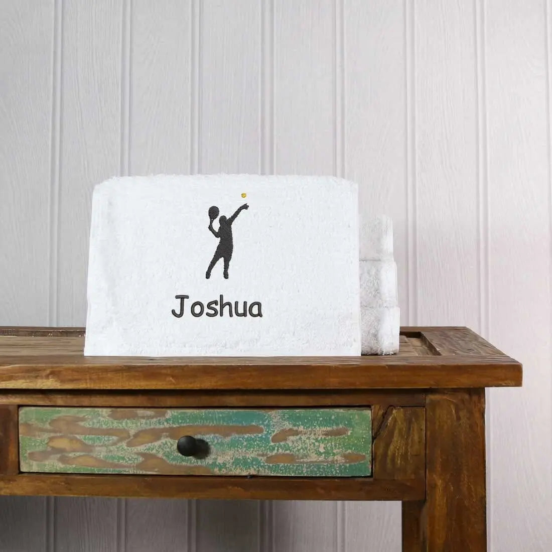 Deluxe Tennis Towel Gym Towel - White  