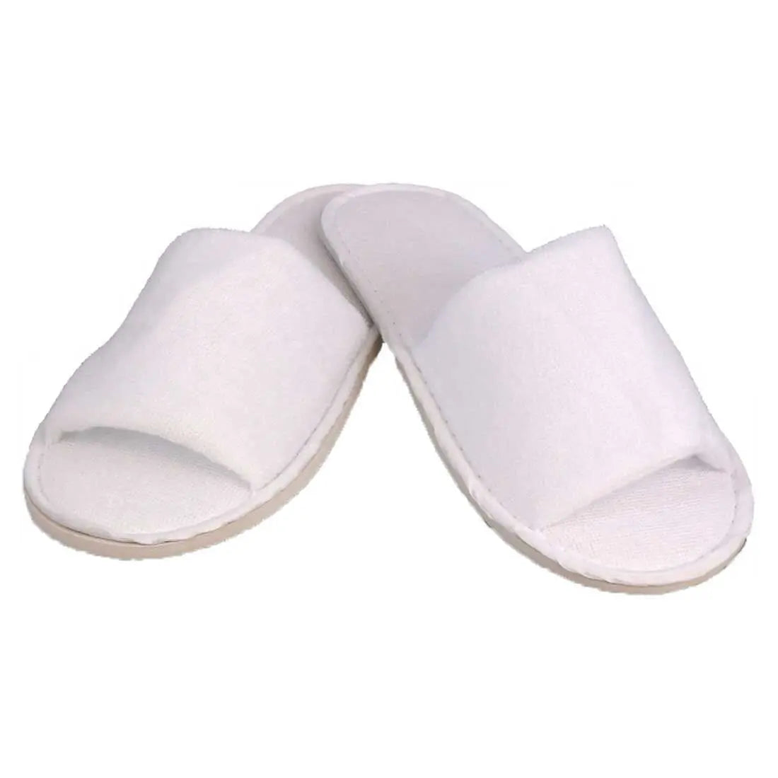 Disposable Slippers With Rubber Sole - Open Toe   