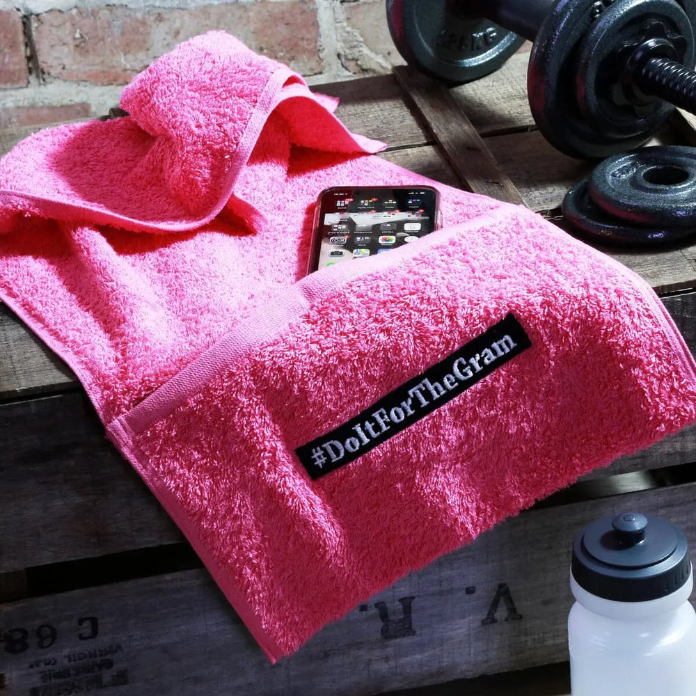 Do it for The Gram Zipped Gym Towel   