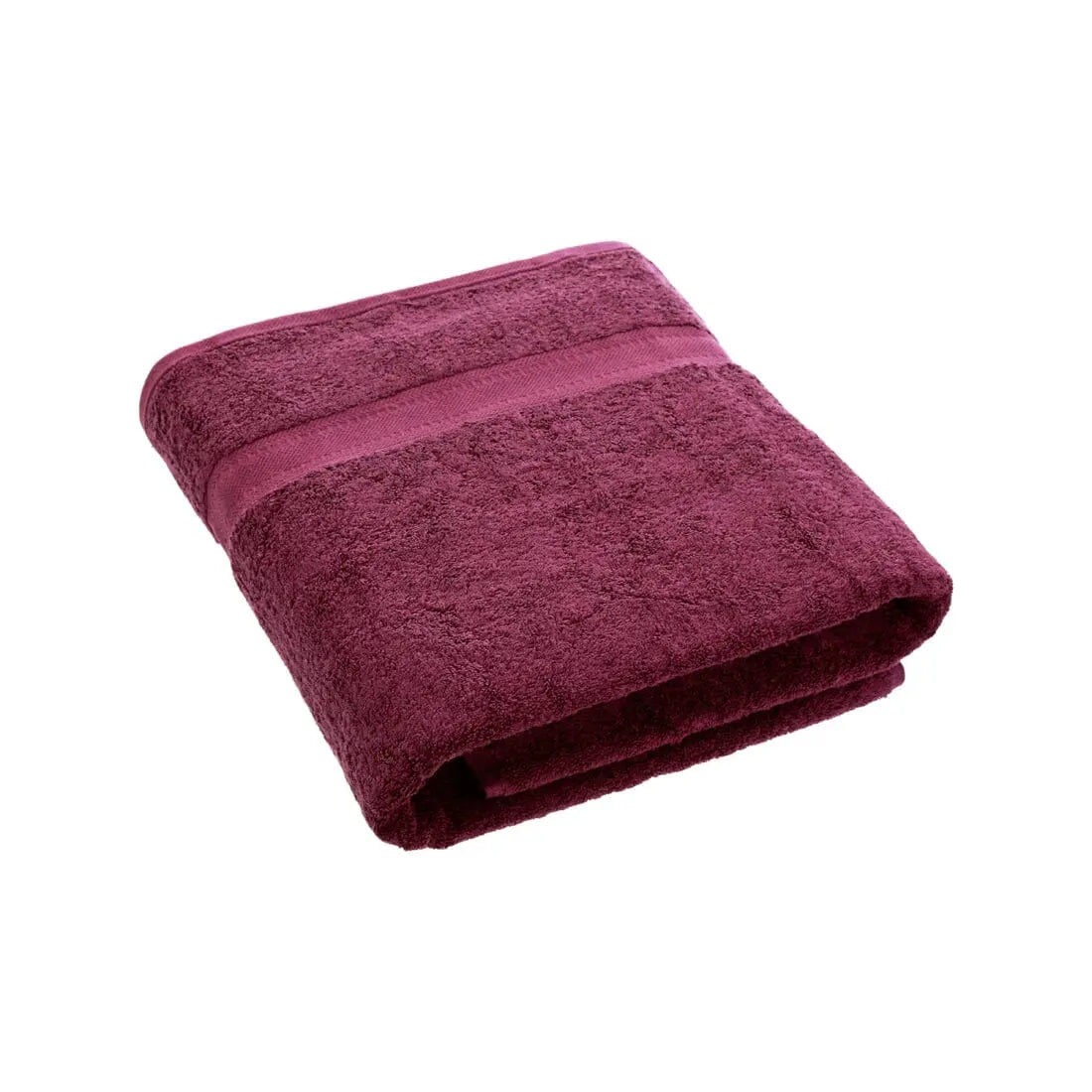 aubergine terry towel
