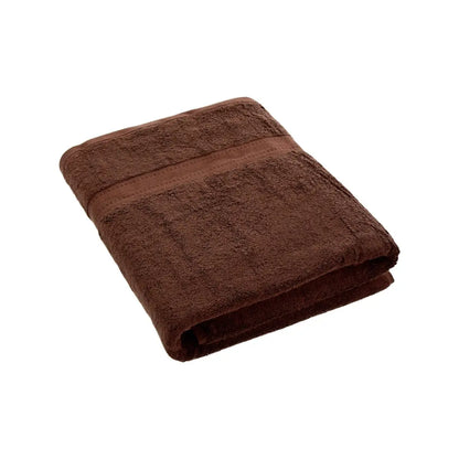 chocolate brown bath linen - bath sheet