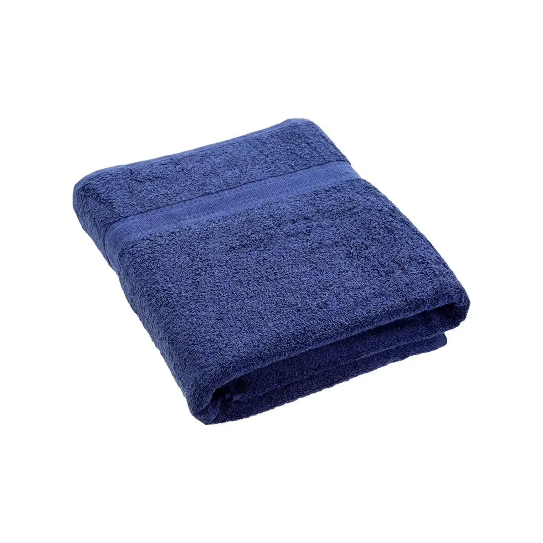 navy blue large bath towel