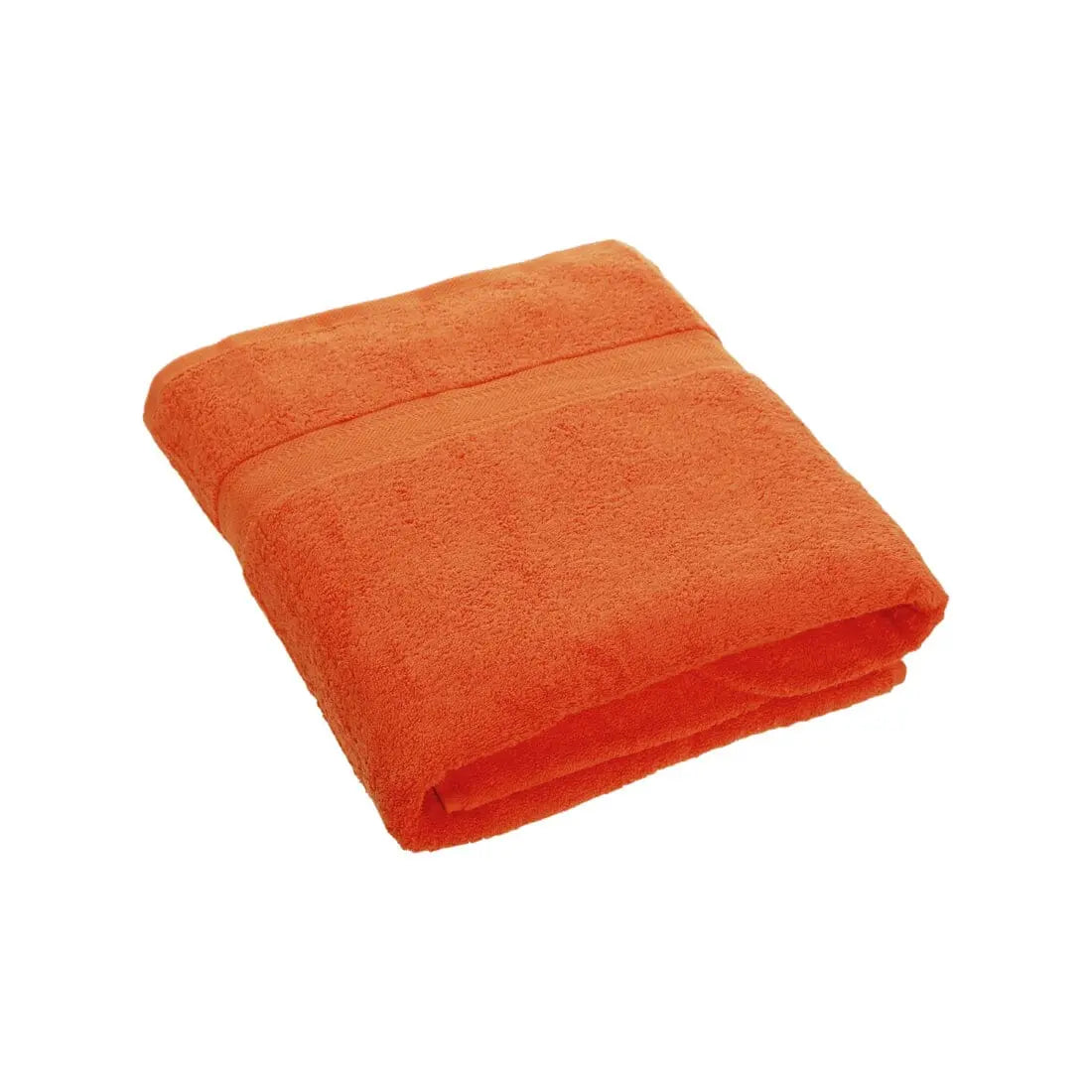 vibrant orange towel