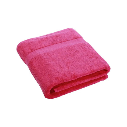fuchsia pink bath sheet