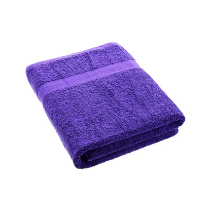 purple  bath sheet