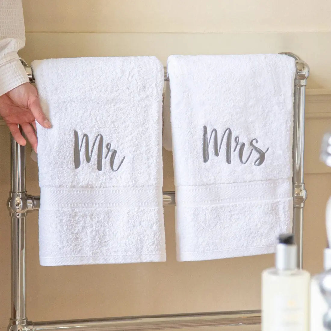 husband and wife towel set