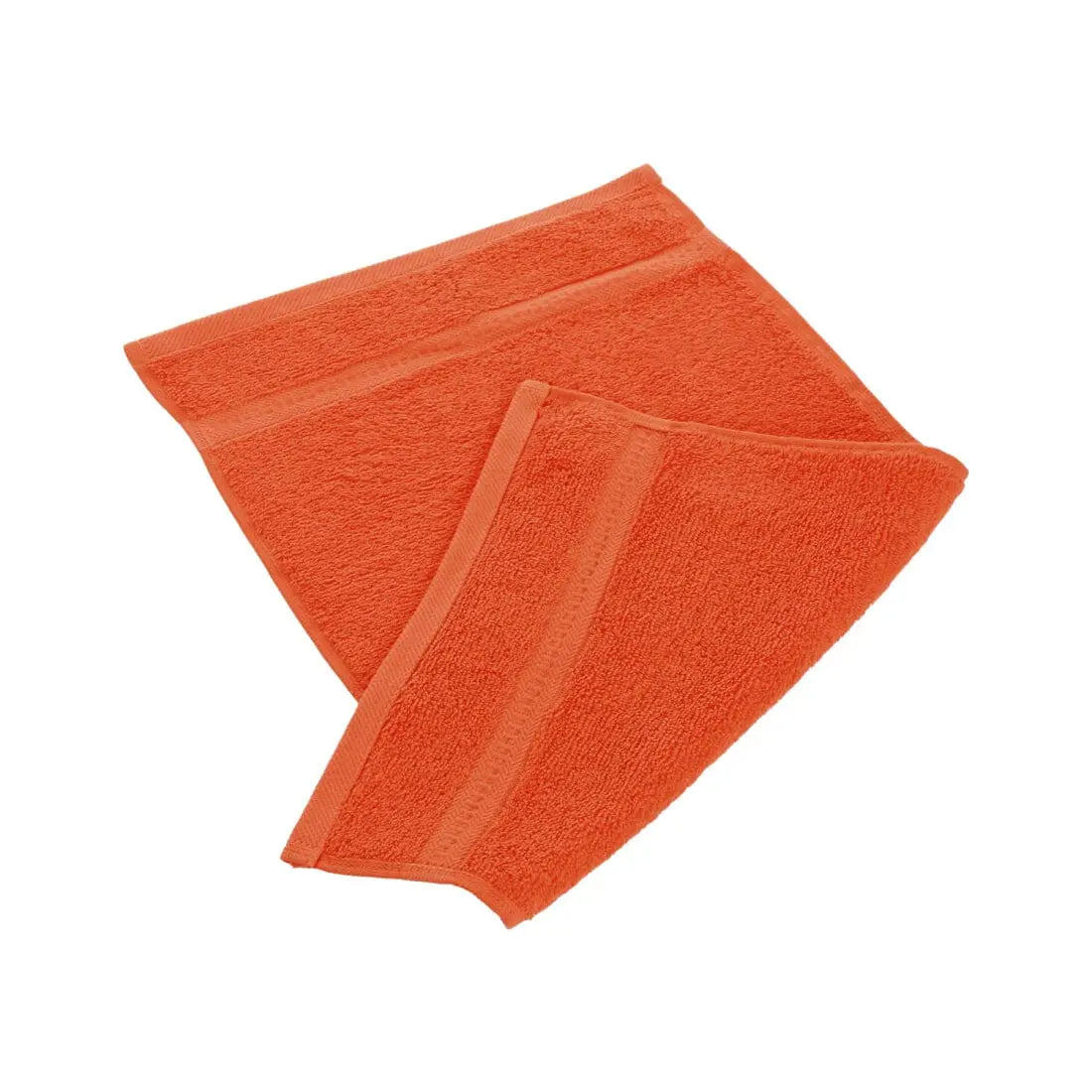 Orange egyptian cotton towel ideal for the gym