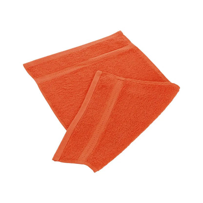 Orange egyptian cotton towel ideal for the gym