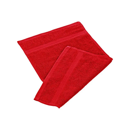 Red egyptian cotton towel ideal for the gym