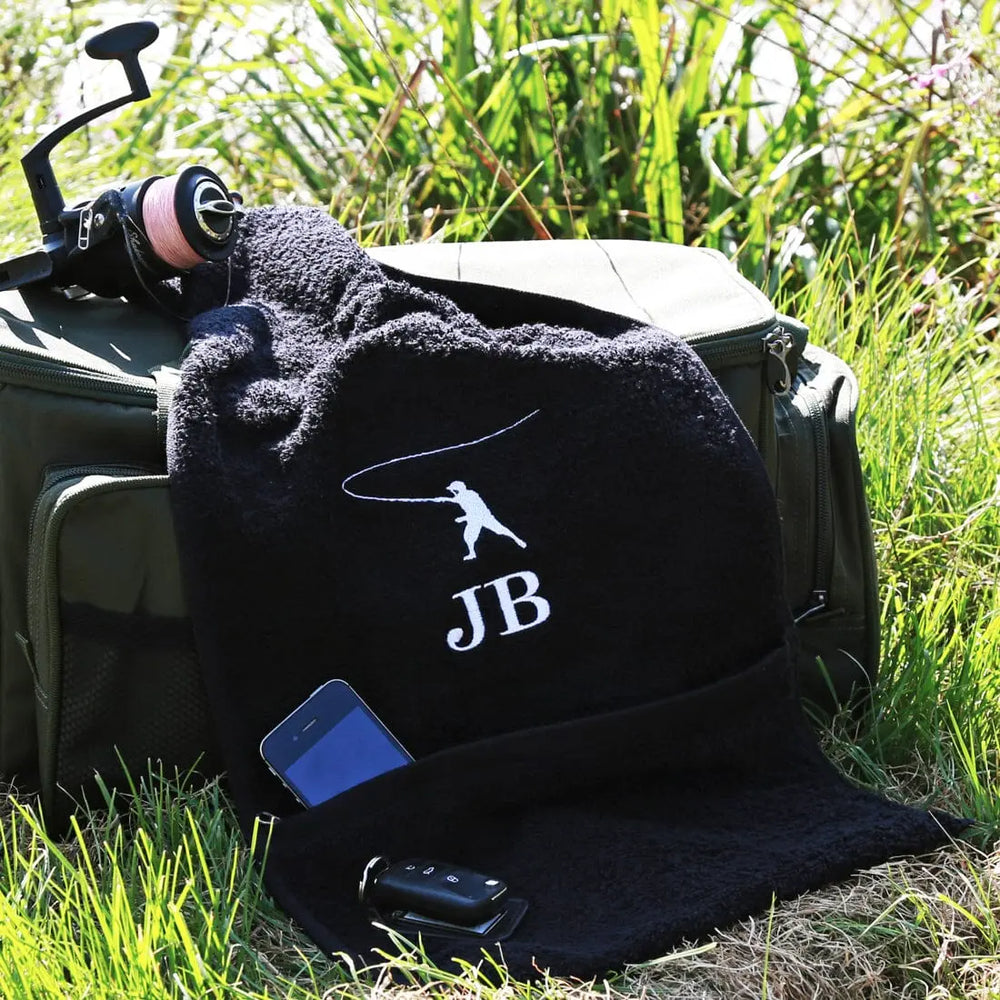 Fishing Towel With Zip Compartment   